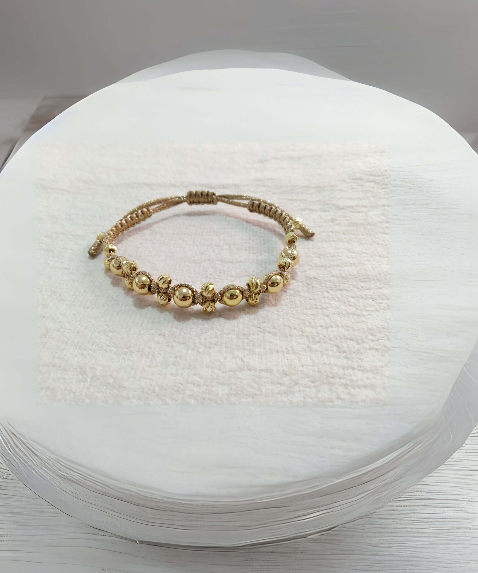 Pulseras para Damas de Balines de Rodio