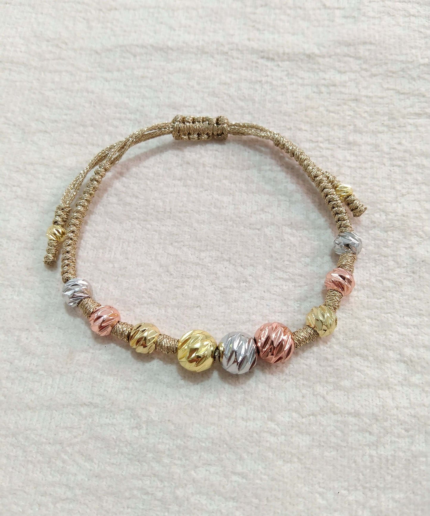 Pulseras para Damas de Balines de Rodio