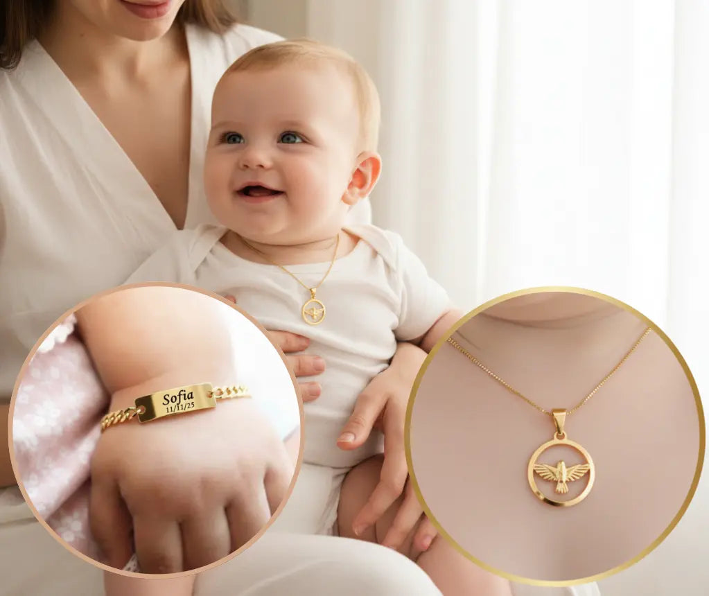 Set Legado de Bautizo Personalizado | Esclava o Cadena