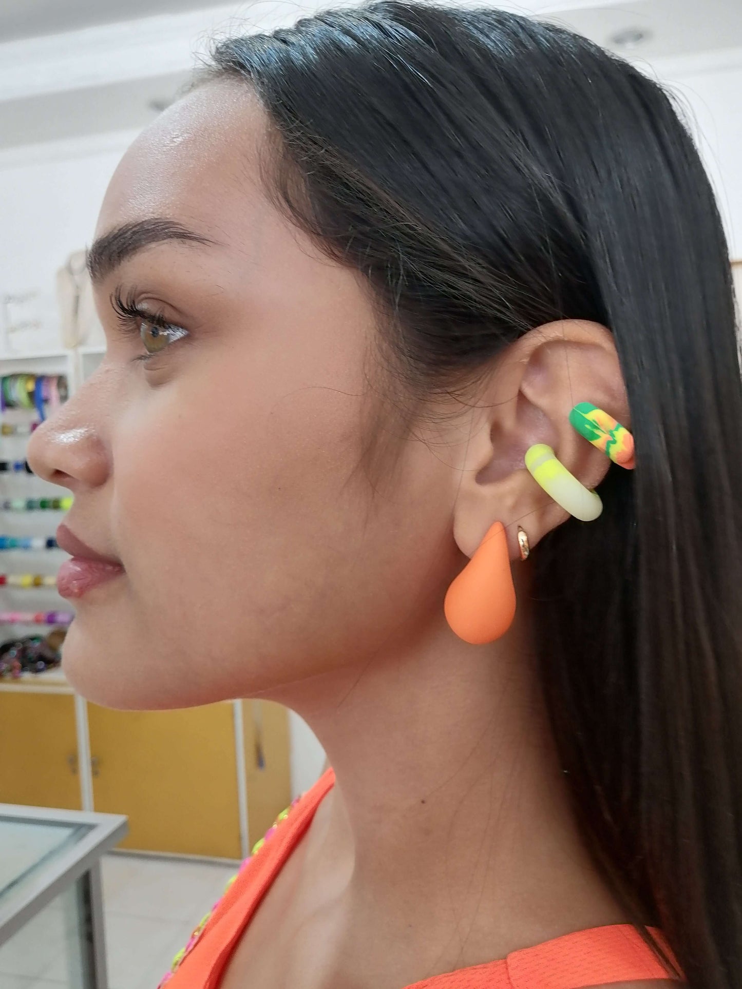 Aretes de Carnaval Acrílicos