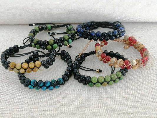 Men's bracelets made of natural stones: Style and Protection in Harmony