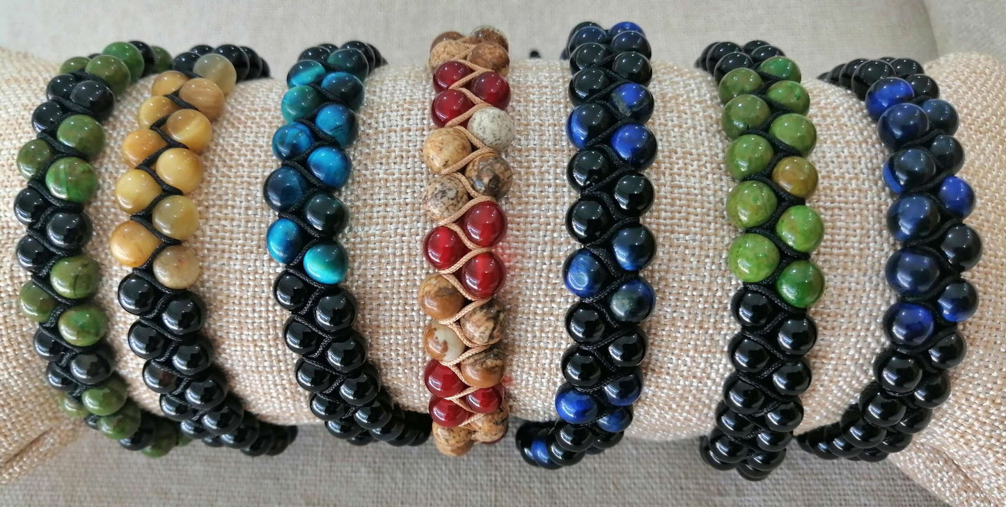 Men's bracelets made of natural stones: Style and Protection in Harmony