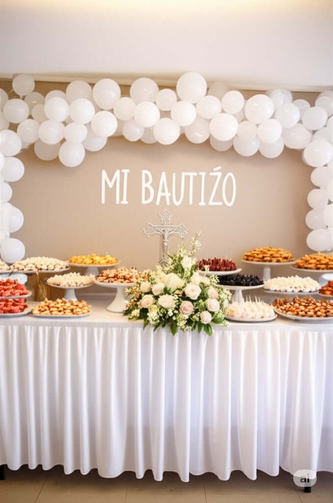 Bautizo decoración recuerdos