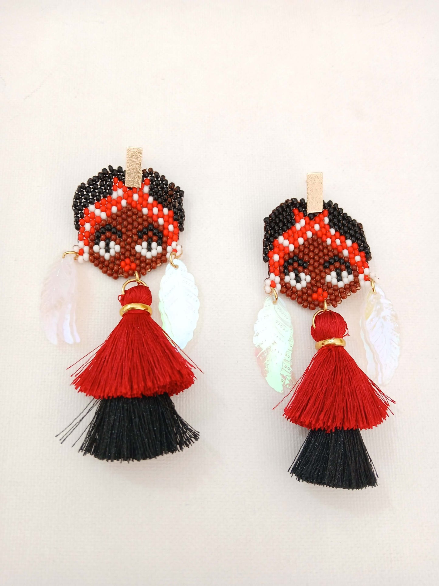 Aretes Artesanales de Carnaval - Temático