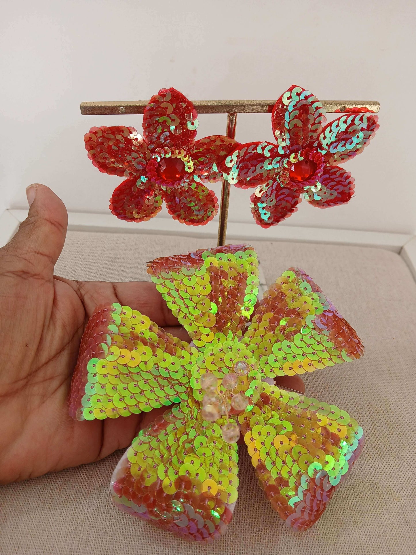 Aretes Artesanales de Carnaval - Fantasia