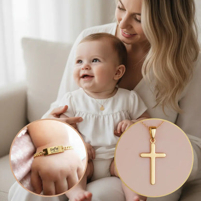 Set Legado de Bautizo Personalizado | Esclava o Cadena
