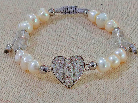 Virgin of Guadalupe bracelet: a handmade symbol of faith and protection