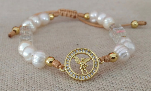 Bracelet ange - un symbole fait main de protection et d'orientation