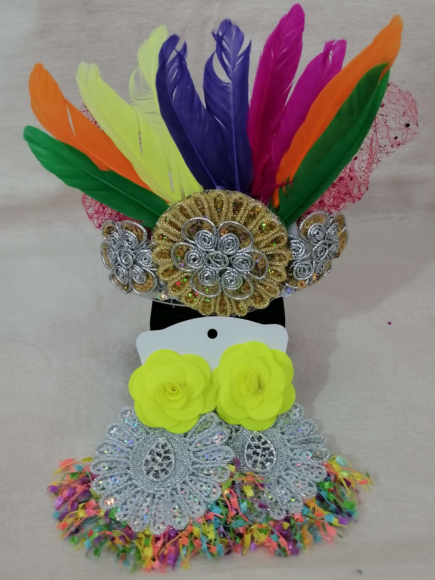Aretes Artesanales de Carnaval - Fantasia