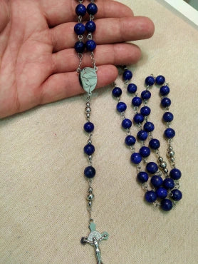 Men's Rosary: ​​Unique Pieces in Steel with Natural Stones