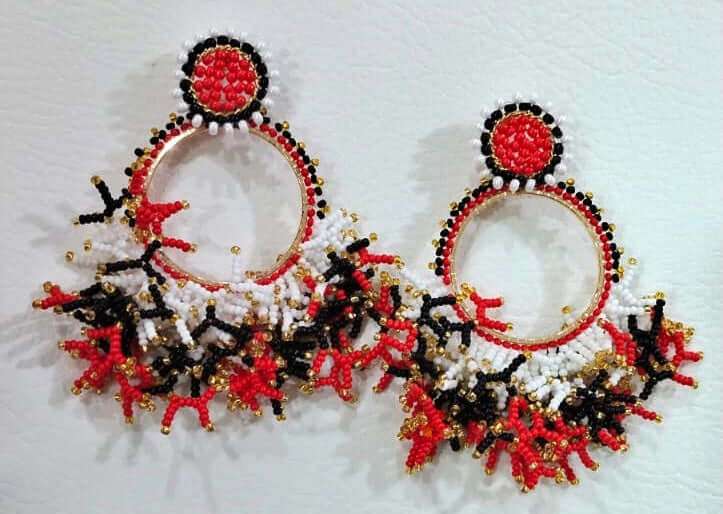 Aretes Artesanales de Carnaval - Temático