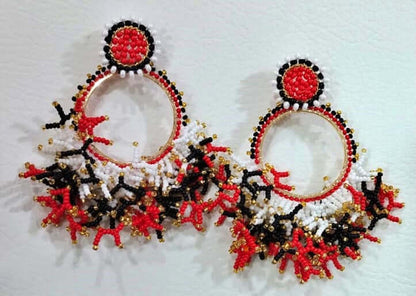 Aretes Artesanales de Carnaval - Temático