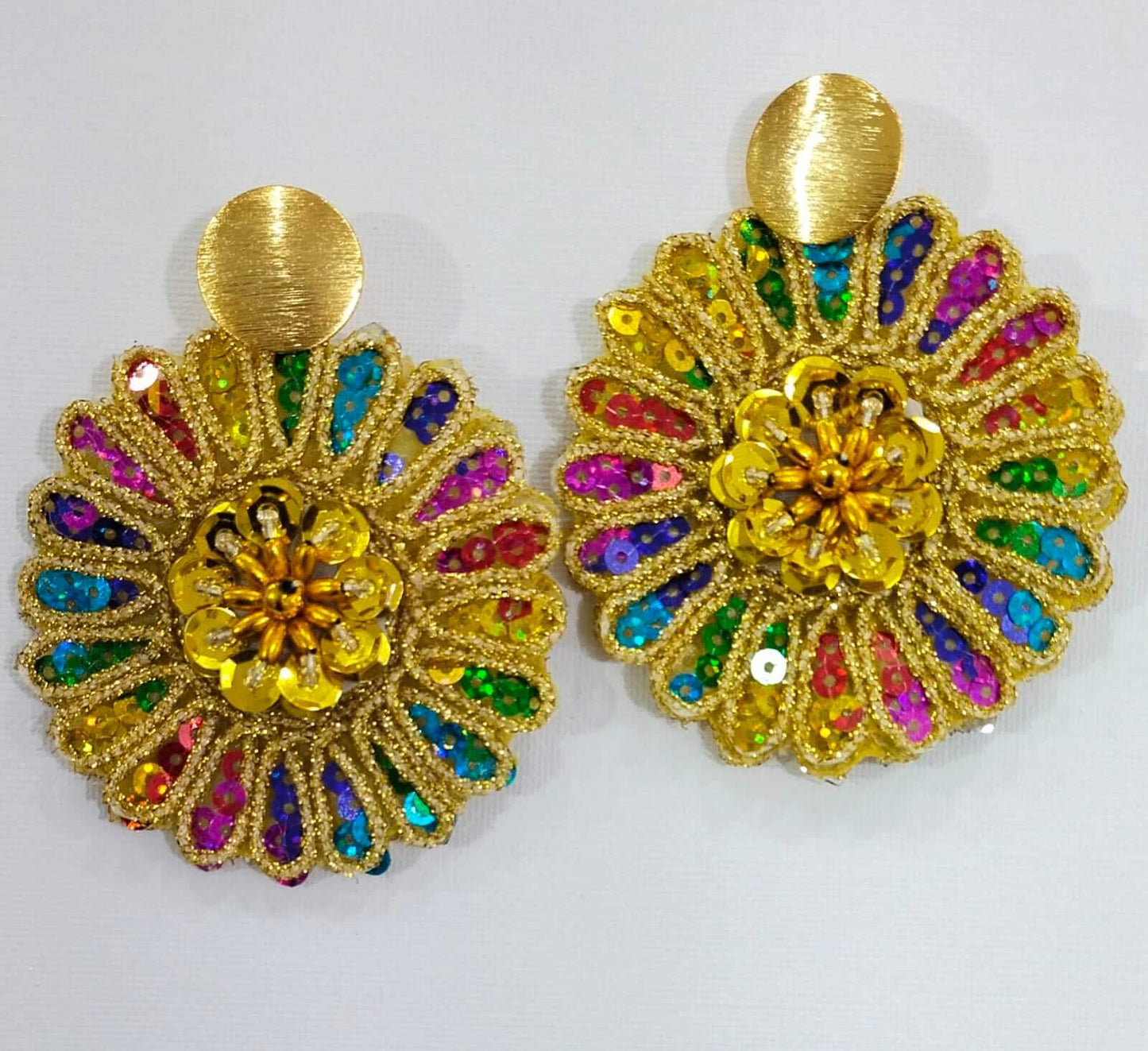 Aretes Artesanales de Carnaval - Fantasia